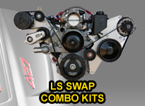 LS conversion swap combo accessory brackets