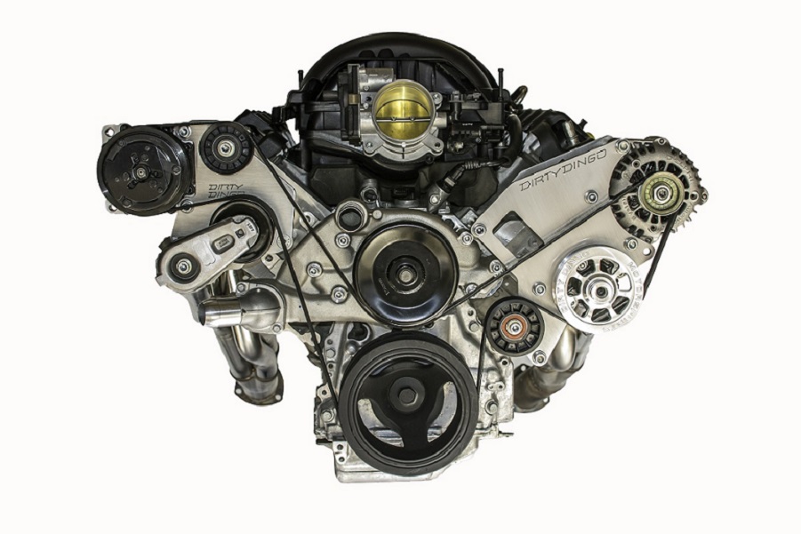 LT 4.3 V6 Billet Alternator Type 2 Power Steering and Sanden 508