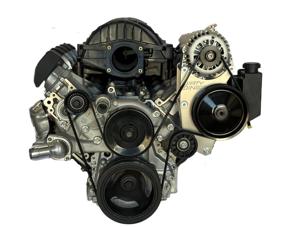 LT Truck Billet Alternator Power Steering Type 2 Pump Street Rod