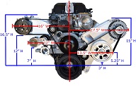 CTSV 8 Rib Alternator Power Steering AC FEAD Kit