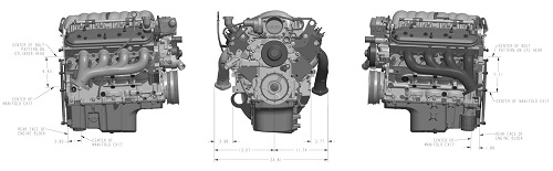 Hooker 8501HKR LS Cast Iron Exhaust Manifolds