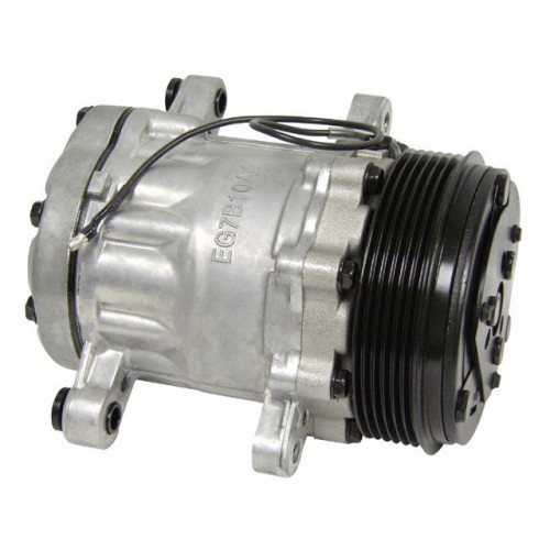 Sanden SD7B10 Mini A/C Compressor Satin Finish